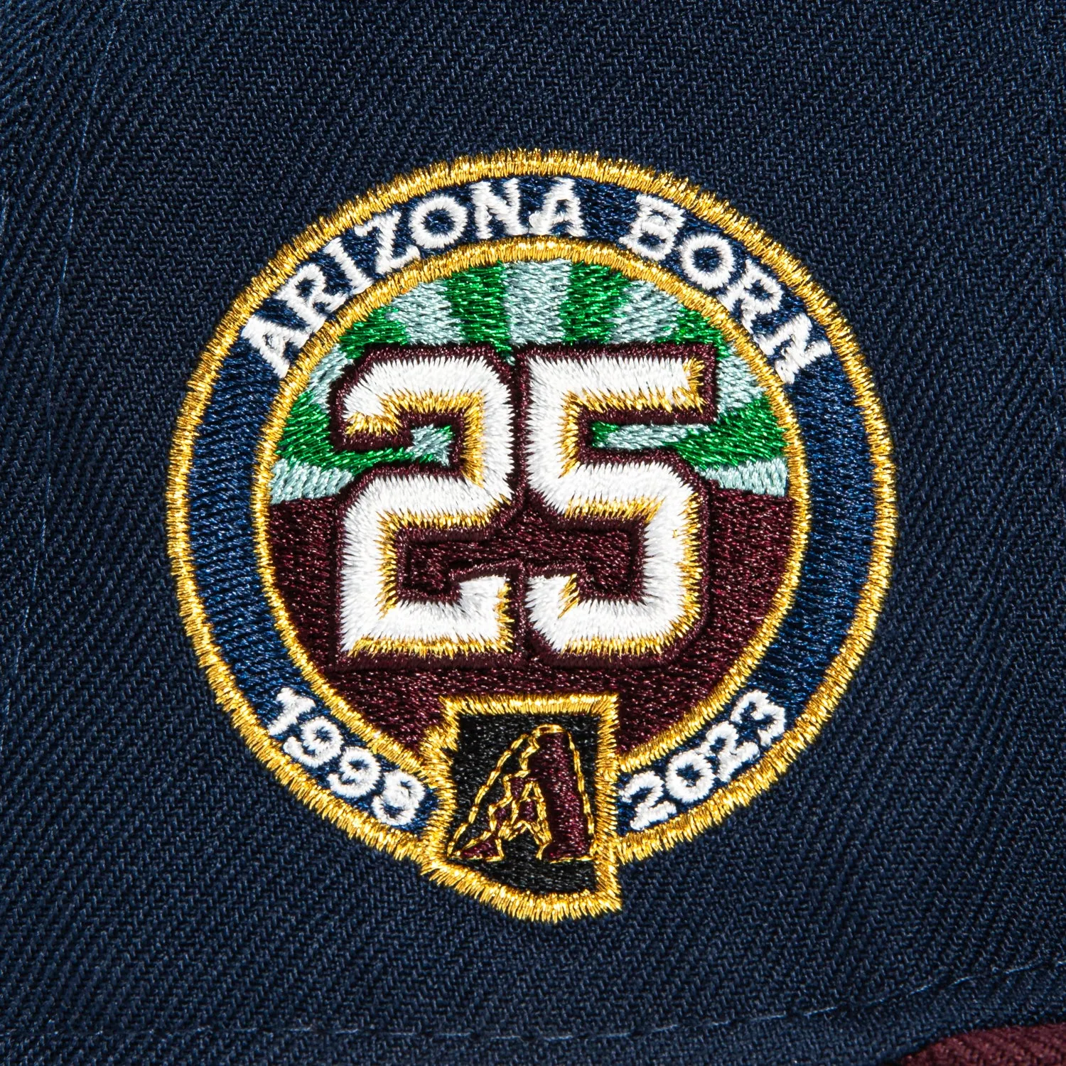 New Era 59Fifty Arizona Diamondbacks 25th Anniversary Patch A Hat - Navy. Maroon
