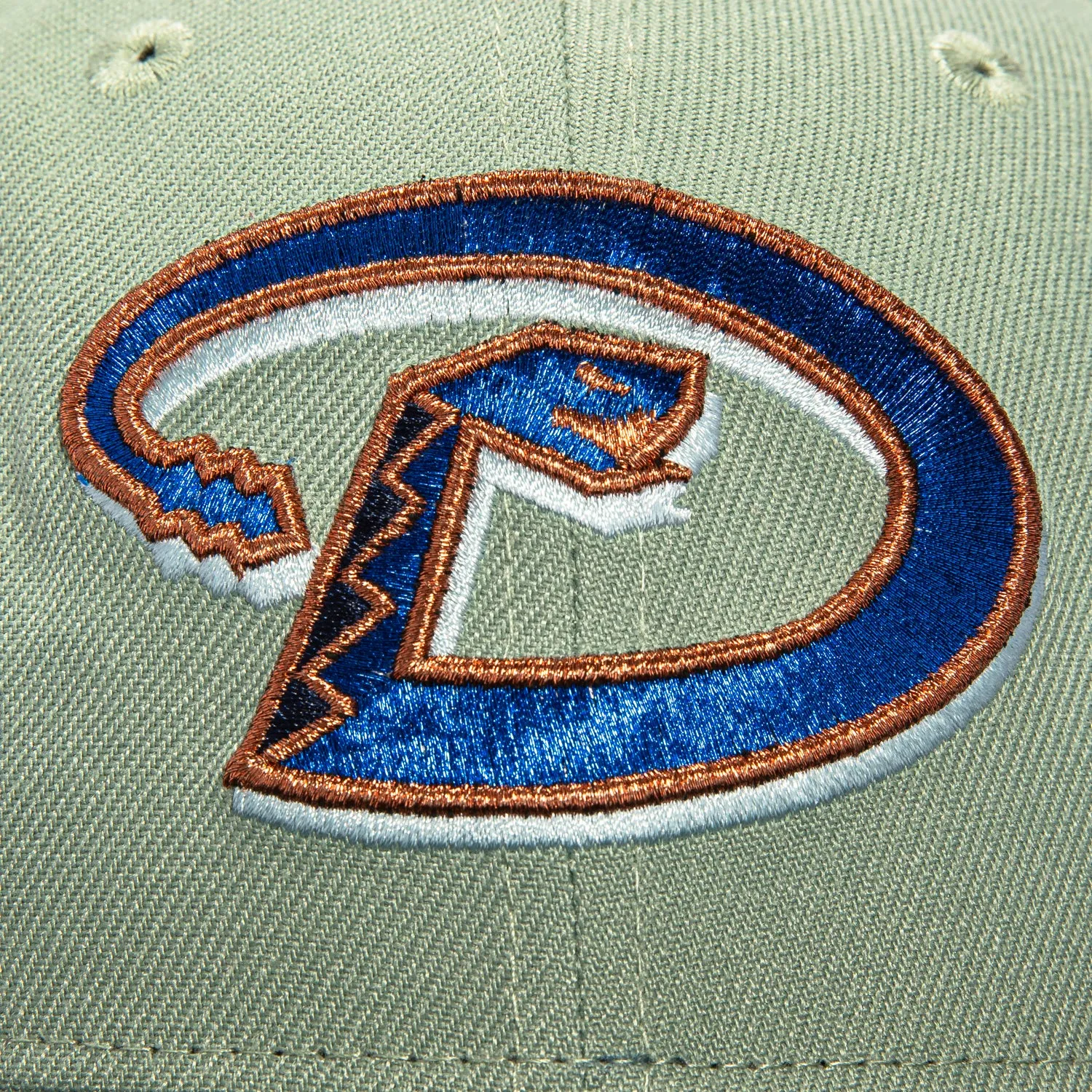 New Era 59Fifty Arizona Diamondbacks 25th Anniversary Patch D Hat - Everest Green. Black. Royal. Metallic Copper