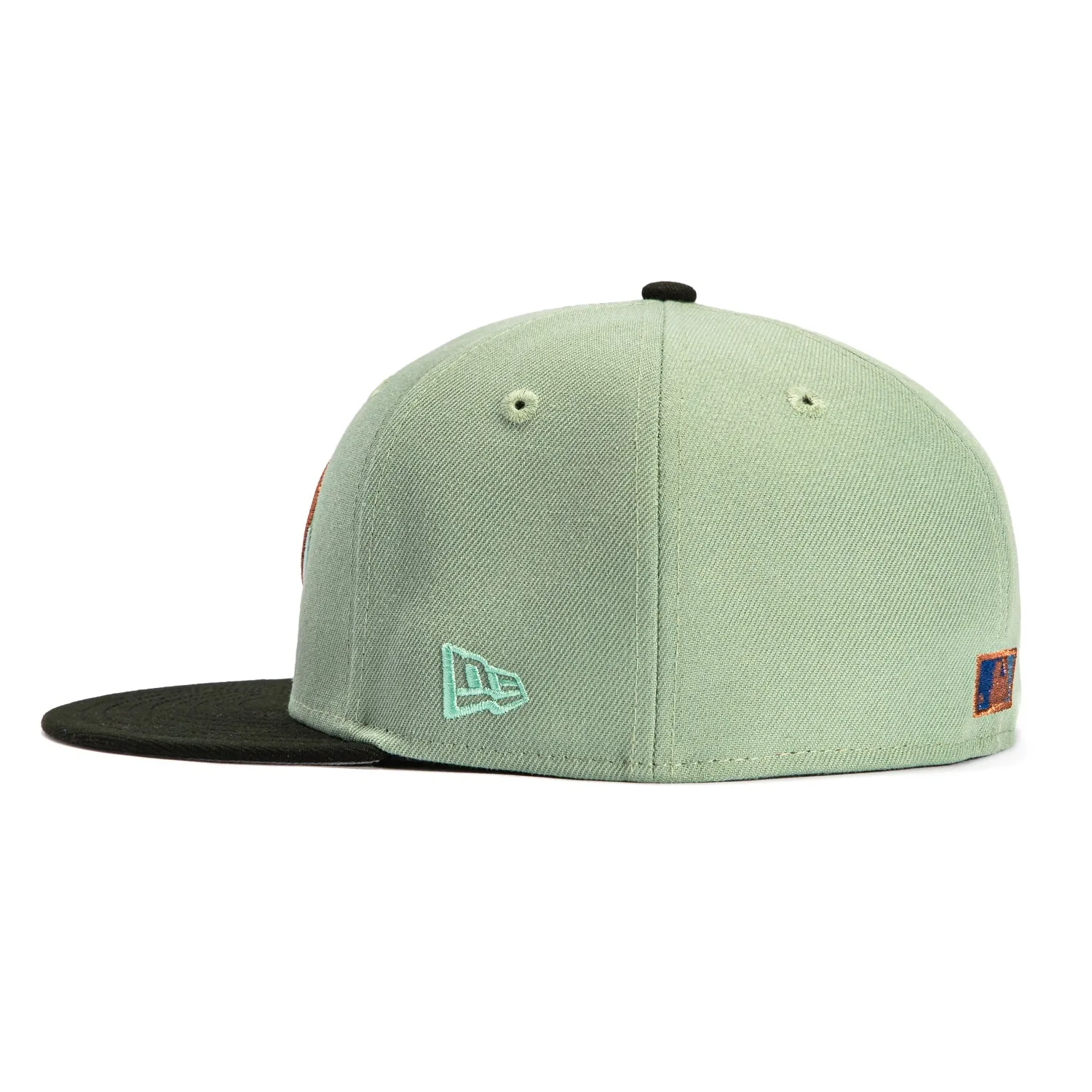 New Era 59Fifty Arizona Diamondbacks 25th Anniversary Patch D Hat - Everest Green. Black. Royal. Metallic Copper