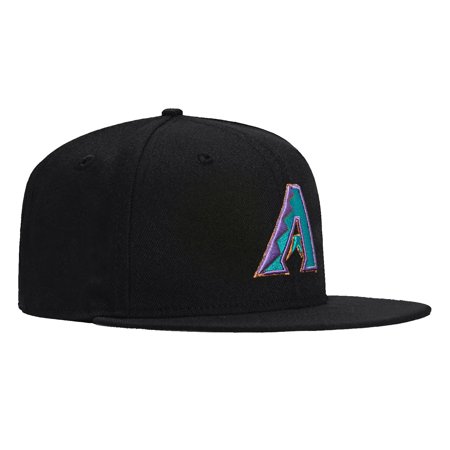 New Era 59Fifty Arizona Diamondbacks A Hat - Black, Teal, Purple