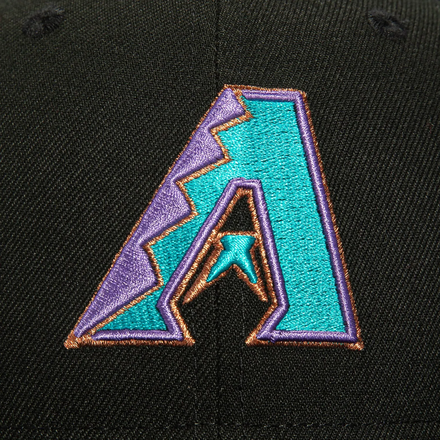 New Era 59Fifty Arizona Diamondbacks A Hat - Black, Teal, Purple