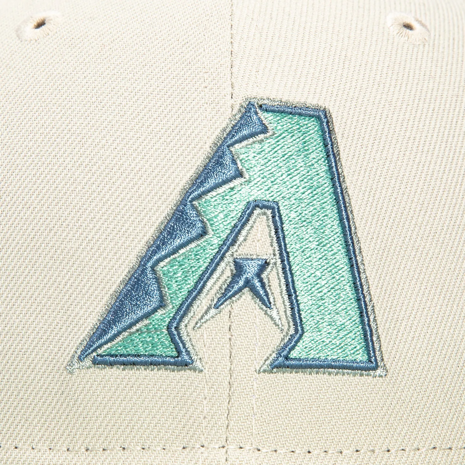 New Era 59Fifty Arizona Diamondbacks A Hat - Stone, Everest Green