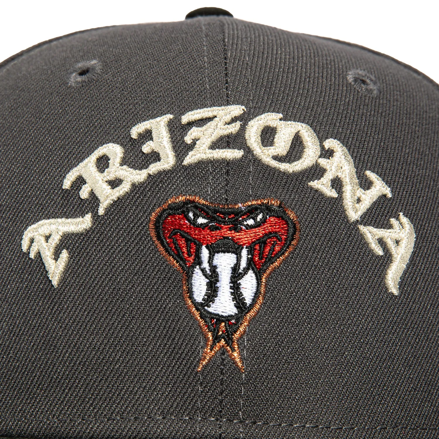New Era 59Fifty Arizona Diamondbacks Arch Hat - Graphite, Black