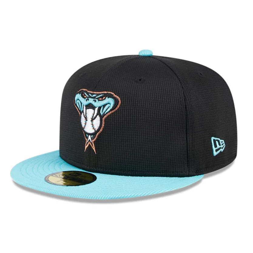 New Era 59Fifty Arizona Diamondbacks BP Hat - Black. Mint