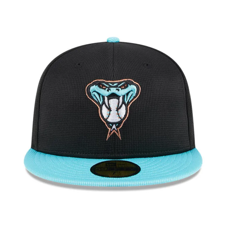New Era 59Fifty Arizona Diamondbacks BP Hat - Black. Mint