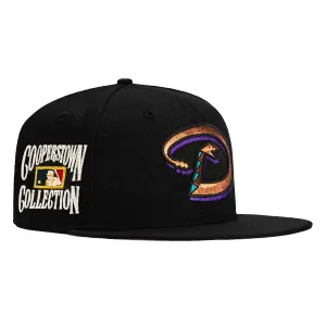 New Era 59Fifty Arizona Diamondbacks Cooperstown Collection Patch Hat - Black