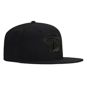 New Era 59Fifty Arizona Diamondbacks D Hat - Black, Black, Black