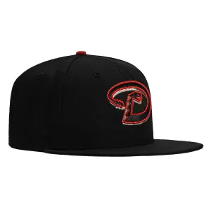 New Era 59Fifty Arizona Diamondbacks D Hat - Black. Red. Graphite