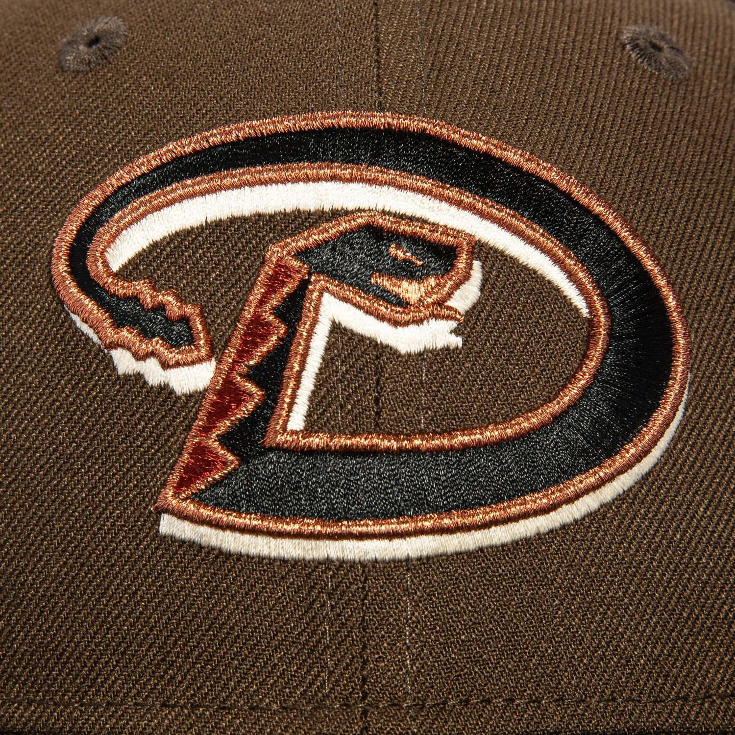 New Era 59Fifty Arizona Diamondbacks D Hat - Brown. Black. Metallic Copper