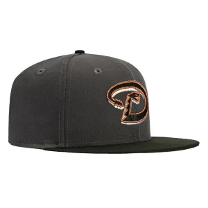 New Era 59Fifty Arizona Diamondbacks D Hat - Graphite. Black. Metallic Copper