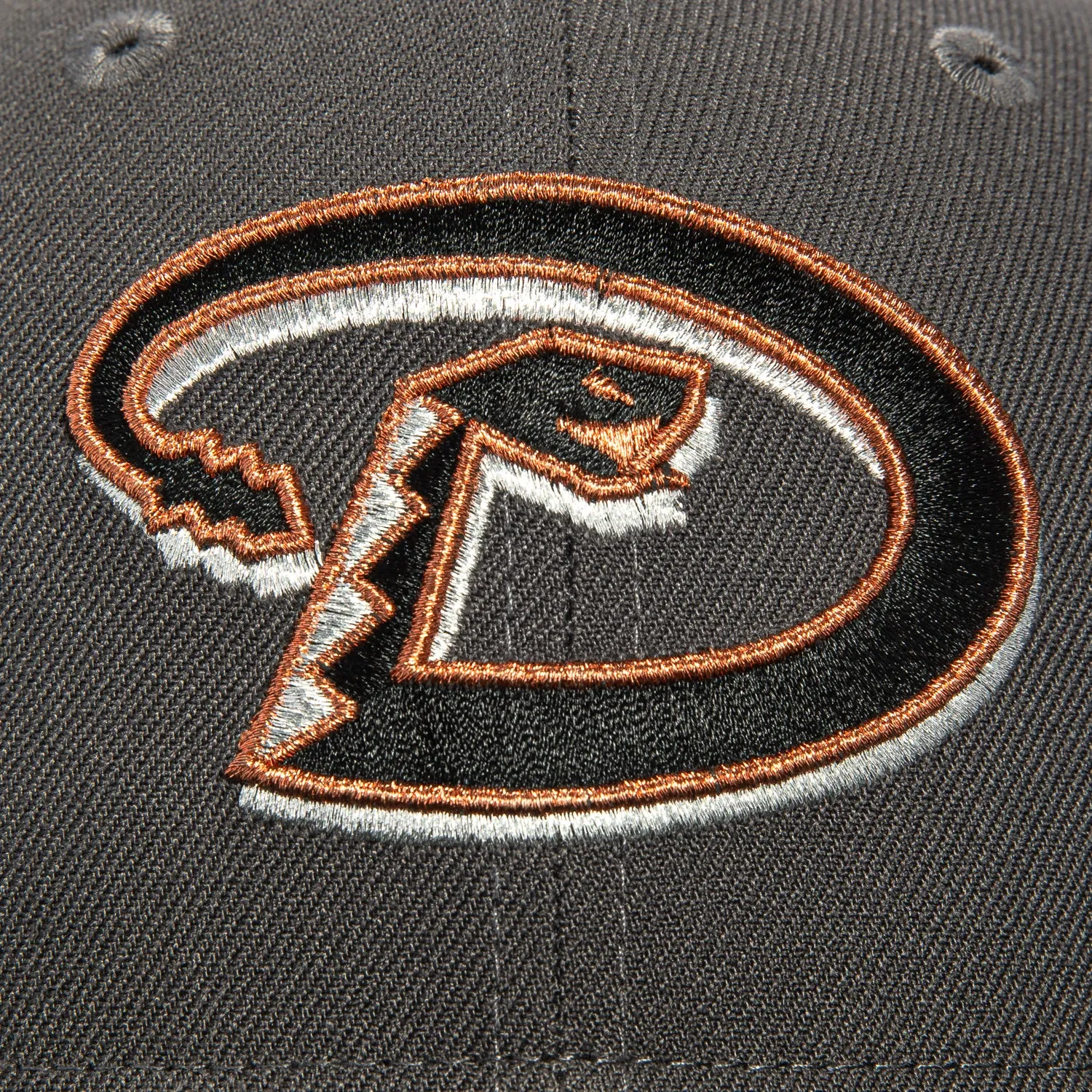 New Era 59Fifty Arizona Diamondbacks D Hat - Graphite. Black. Metallic Copper
