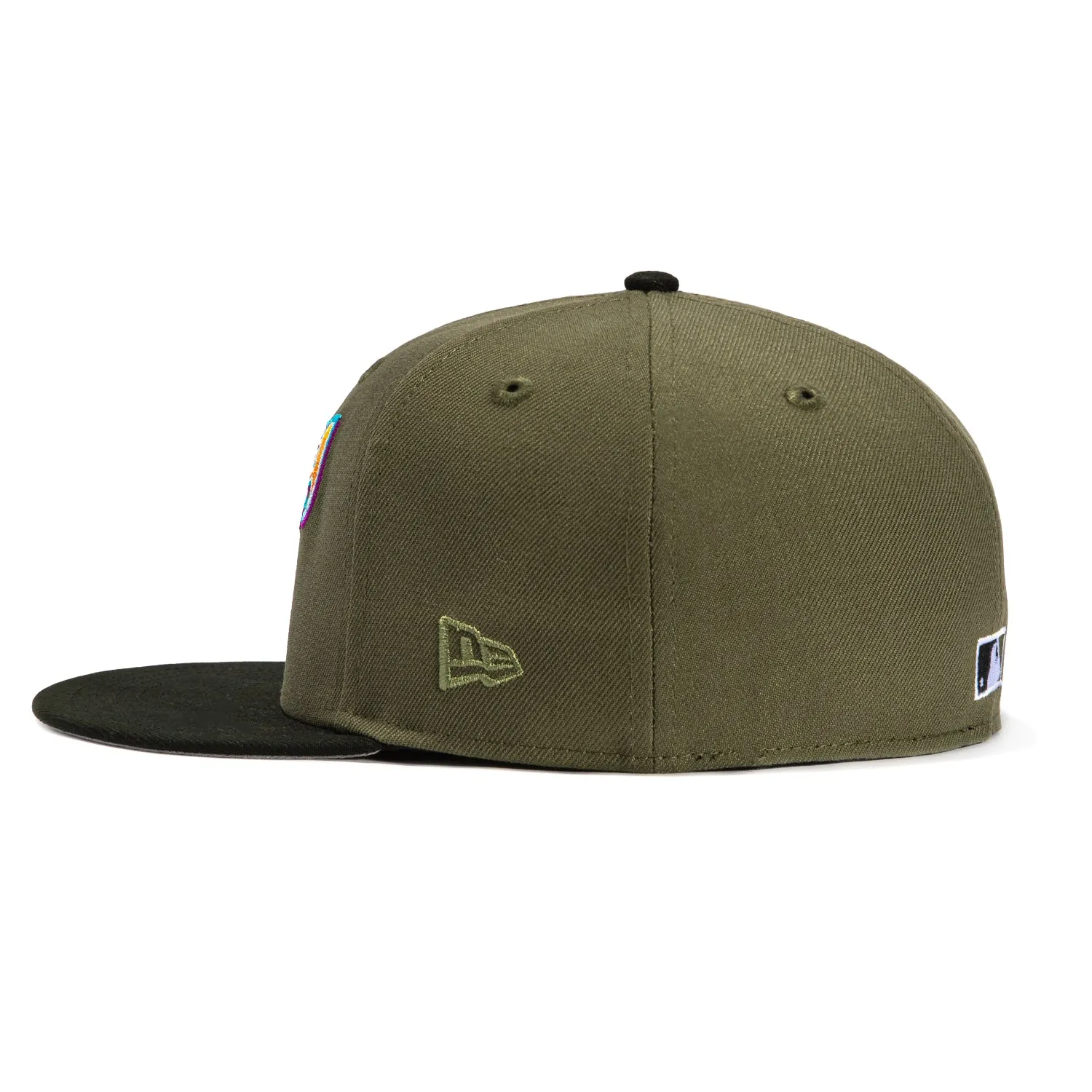 New Era 59Fifty Arizona Diamondbacks Gradient Script Hat - Olive, Black