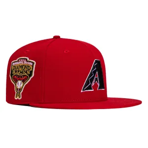 New Era 59Fifty Arizona Diamondbacks Inaugural Patch A Hat - Red. Black. White