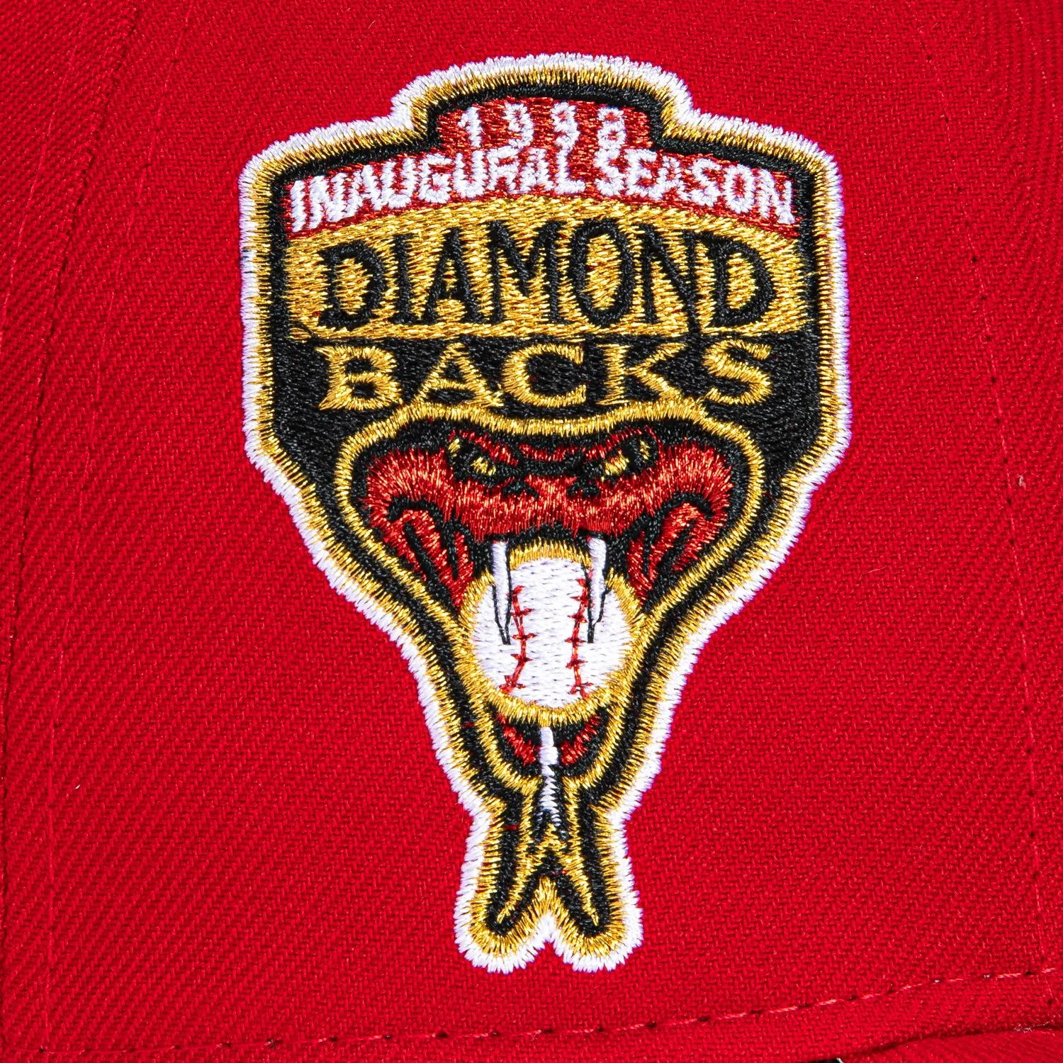 New Era 59Fifty Arizona Diamondbacks Inaugural Patch A Hat - Red. Black. White
