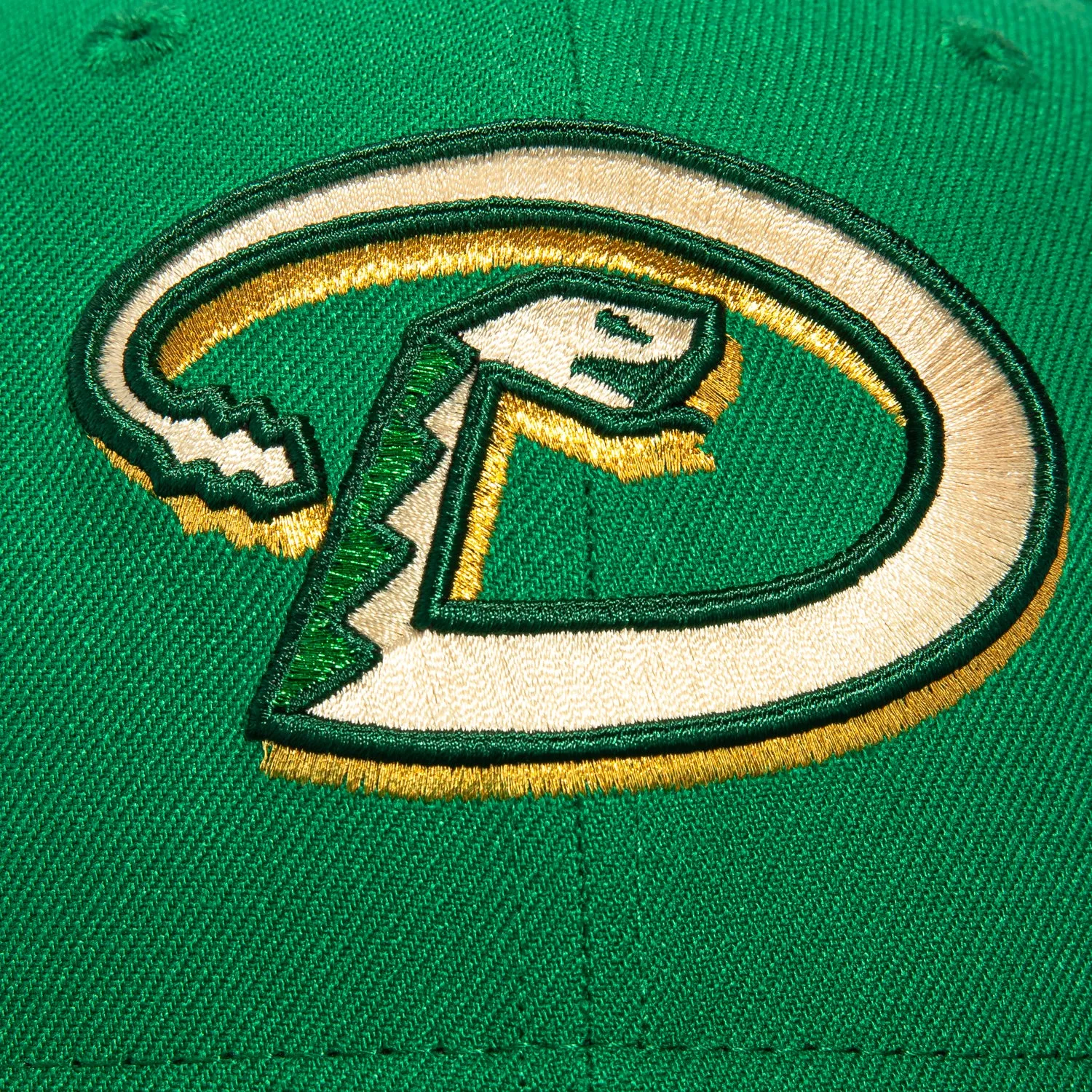 New Era 59Fifty Arizona Diamondbacks Inaugural Patch D Hat - Kelly Green. Metallic Gold