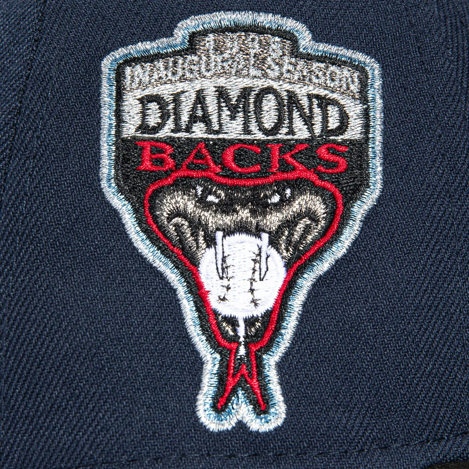 New Era 59Fifty Arizona Diamondbacks Inaugural Patch D Hat - Navy, Black, Metallic Silver, Red
