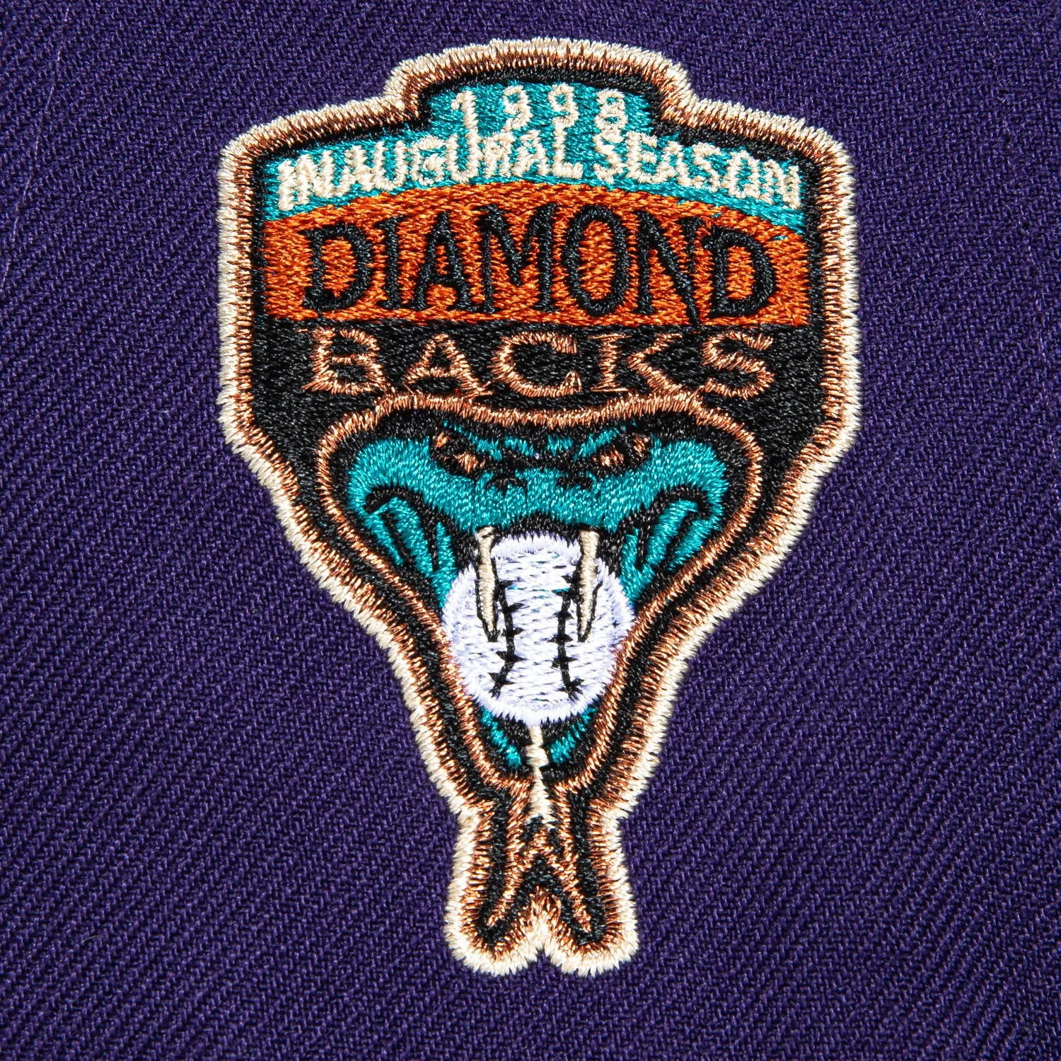 New Era 59Fifty Arizona Diamondbacks Inaugural Patch D Hat - Purple, Olive