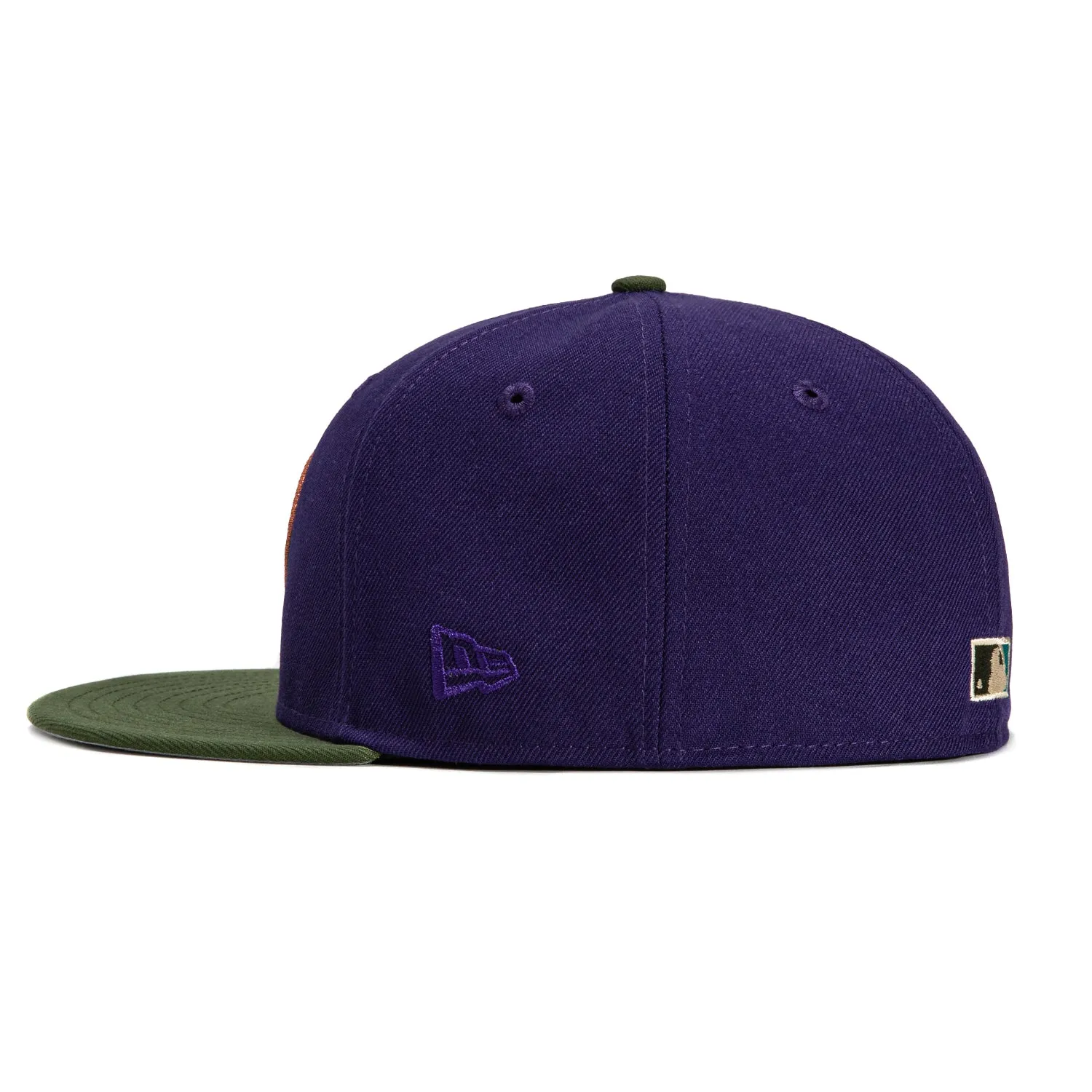 New Era 59Fifty Arizona Diamondbacks Inaugural Patch D Hat - Purple. Olive