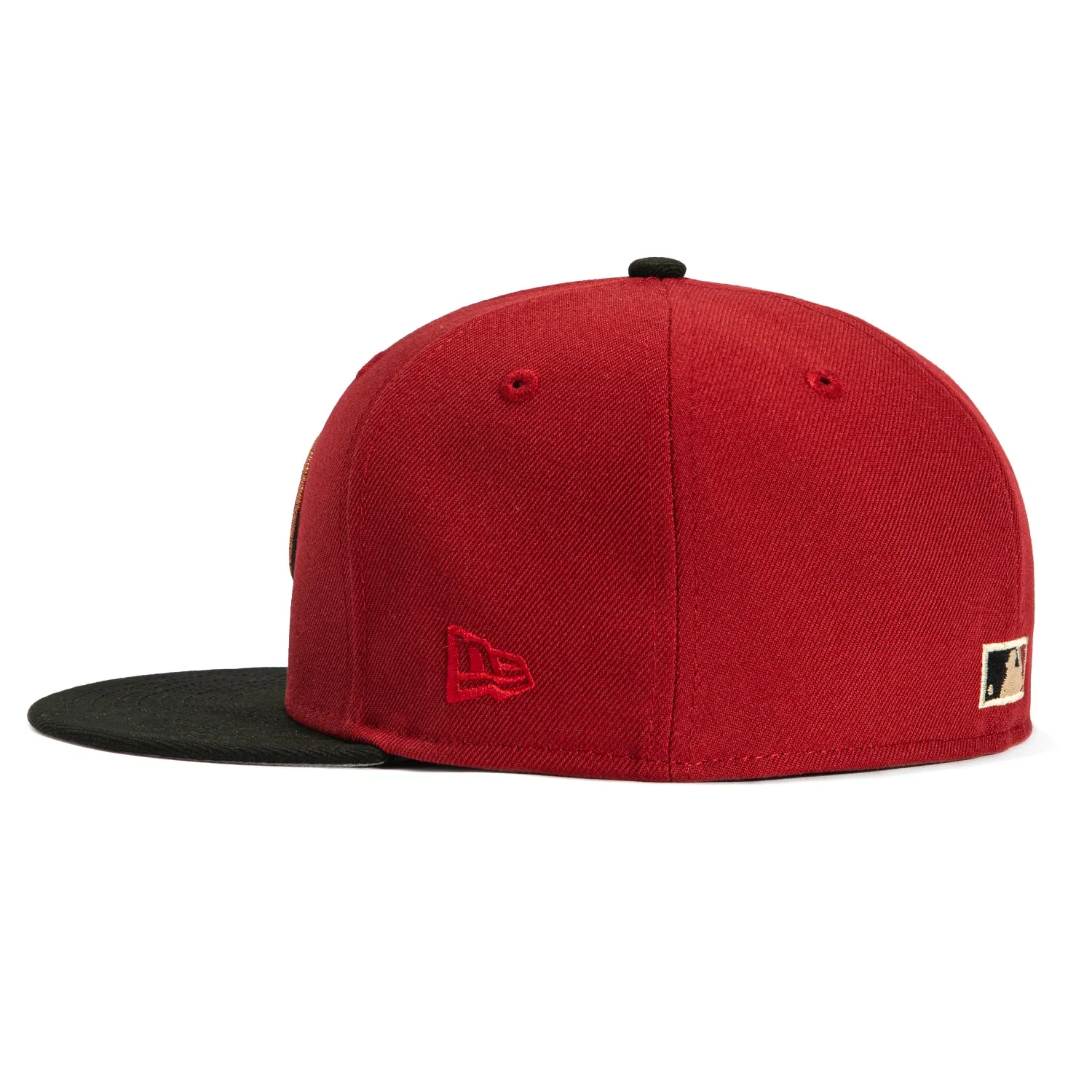 New Era 59Fifty Arizona Diamondbacks Inaugural Patch D Hat - Sedona Red, Black, Metallic Copper
