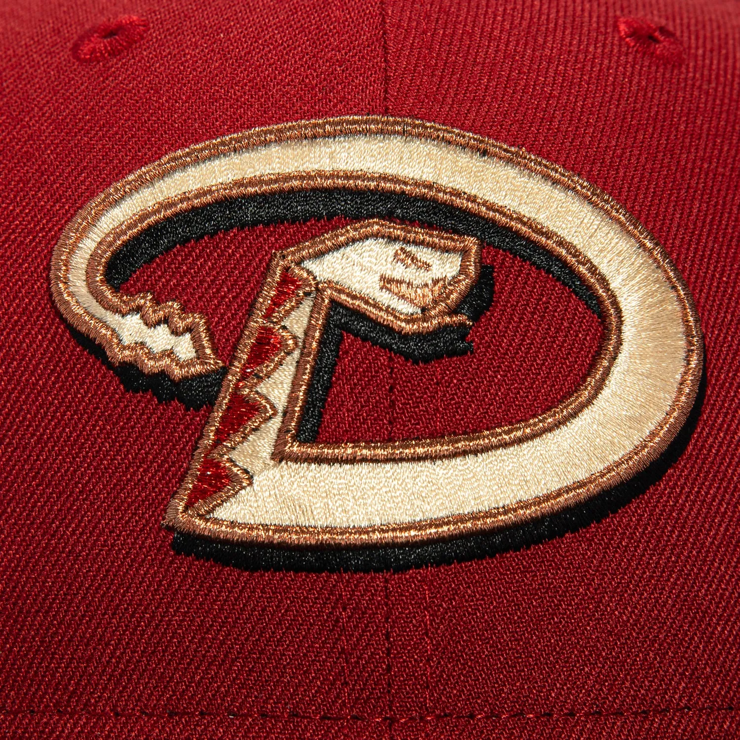 New Era 59Fifty Arizona Diamondbacks Inaugural Patch D Hat - Sedona Red, Black, Metallic Copper