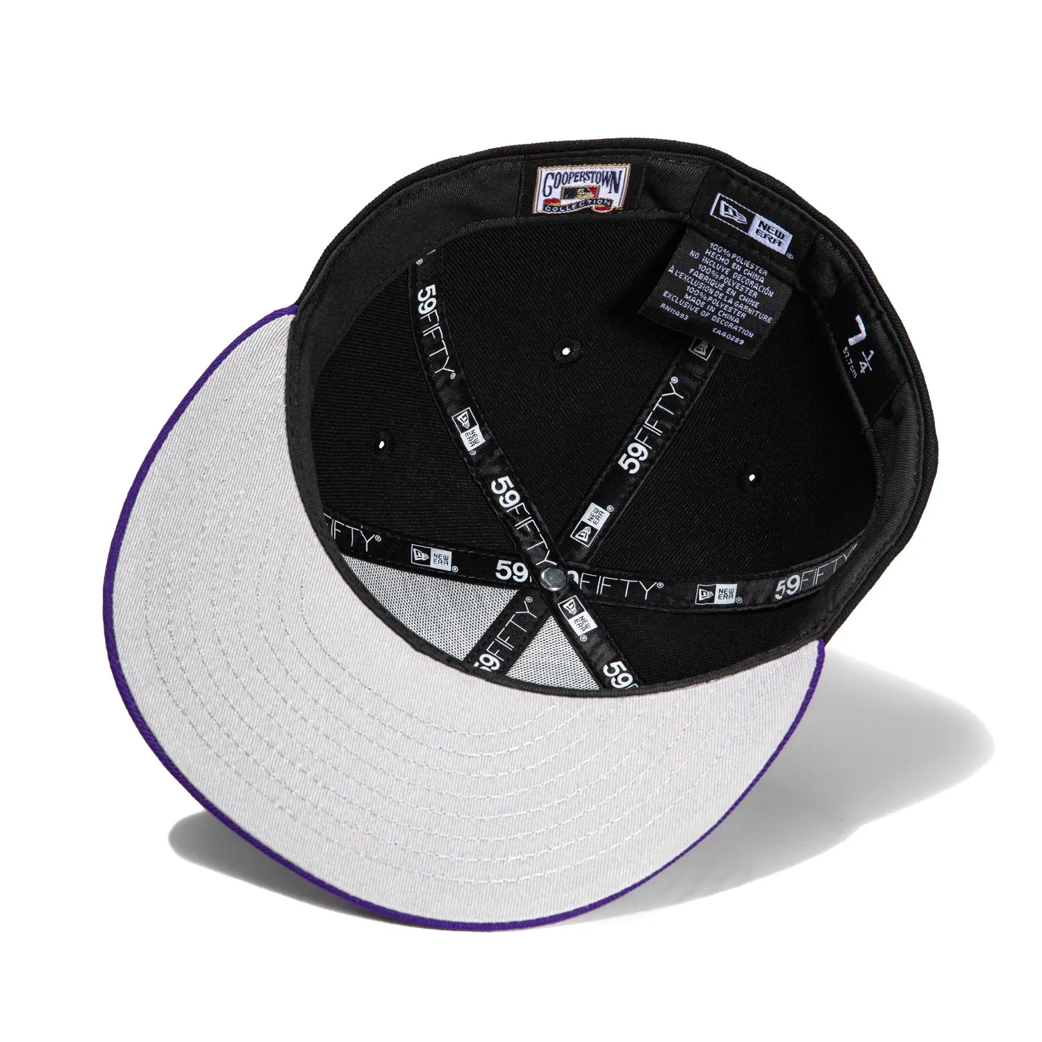New Era 59Fifty Arizona Diamondbacks Inaugural Patch Logo Hat - Black, Purple, Cardinal