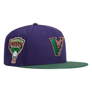 New Era 59Fifty Arizona Diamondbacks Inaugural Patch Upside Down Hat - Purple. Green