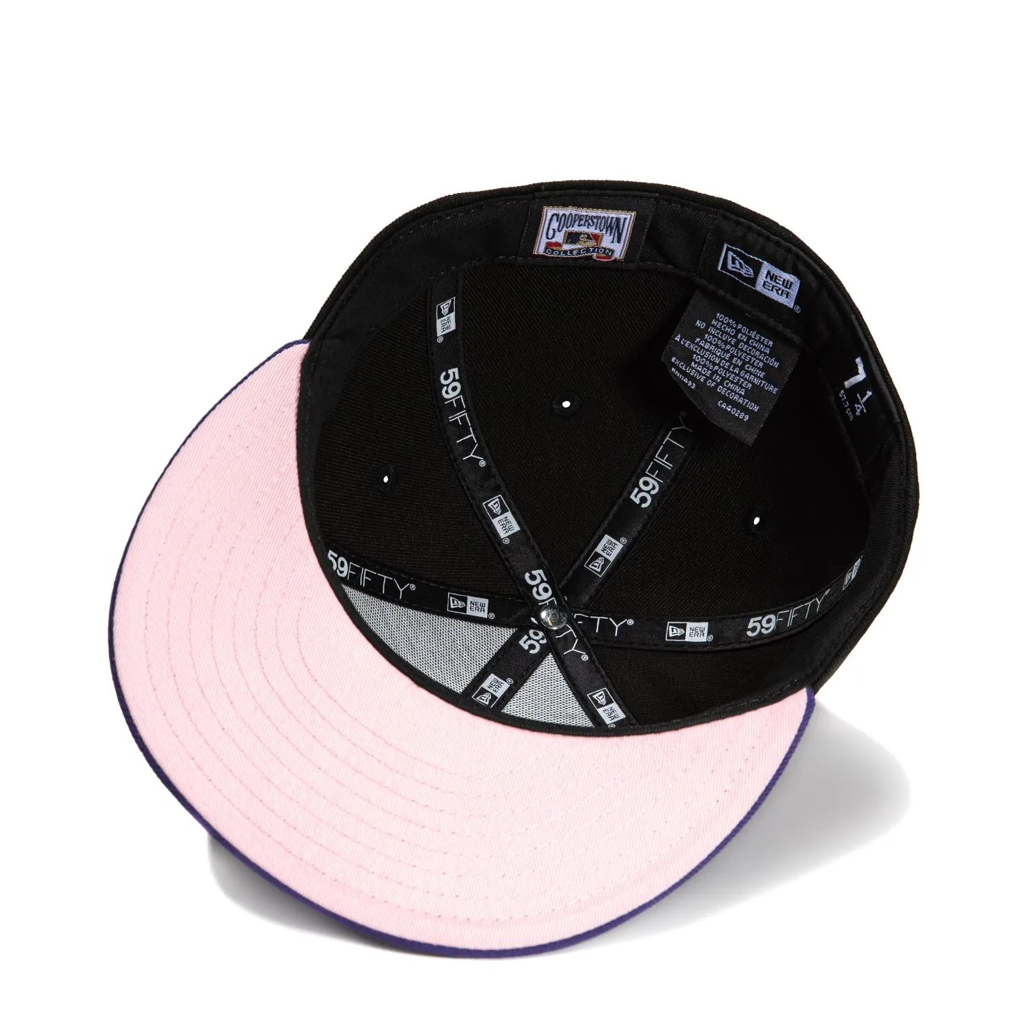 New Era 59Fifty Arizona Diamondbacks Inaugural Patch Word Hat - Black, Purple