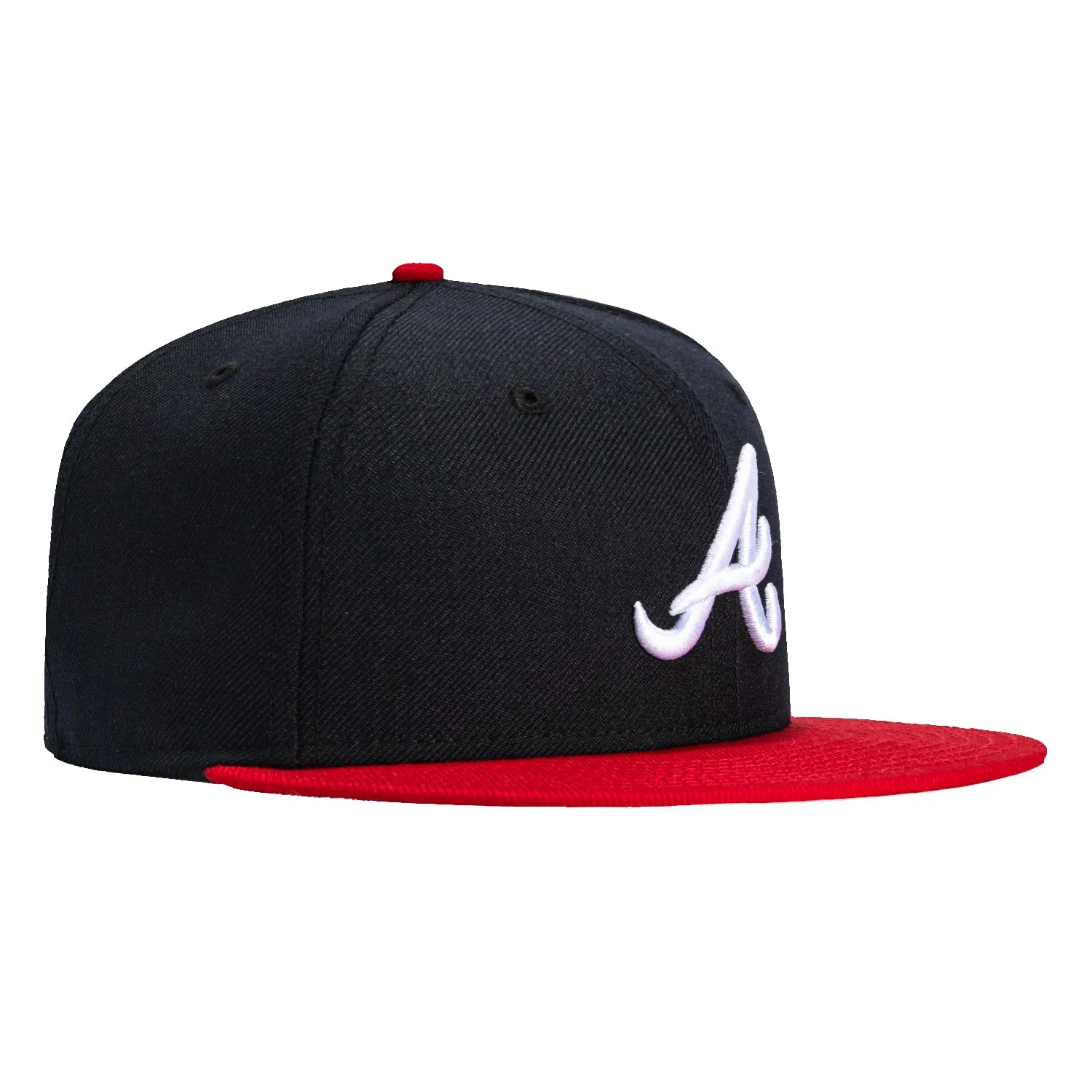 New Era 59Fifty Atlanta Braves 1995 World Series Patch Home Hat -  Navy, Red