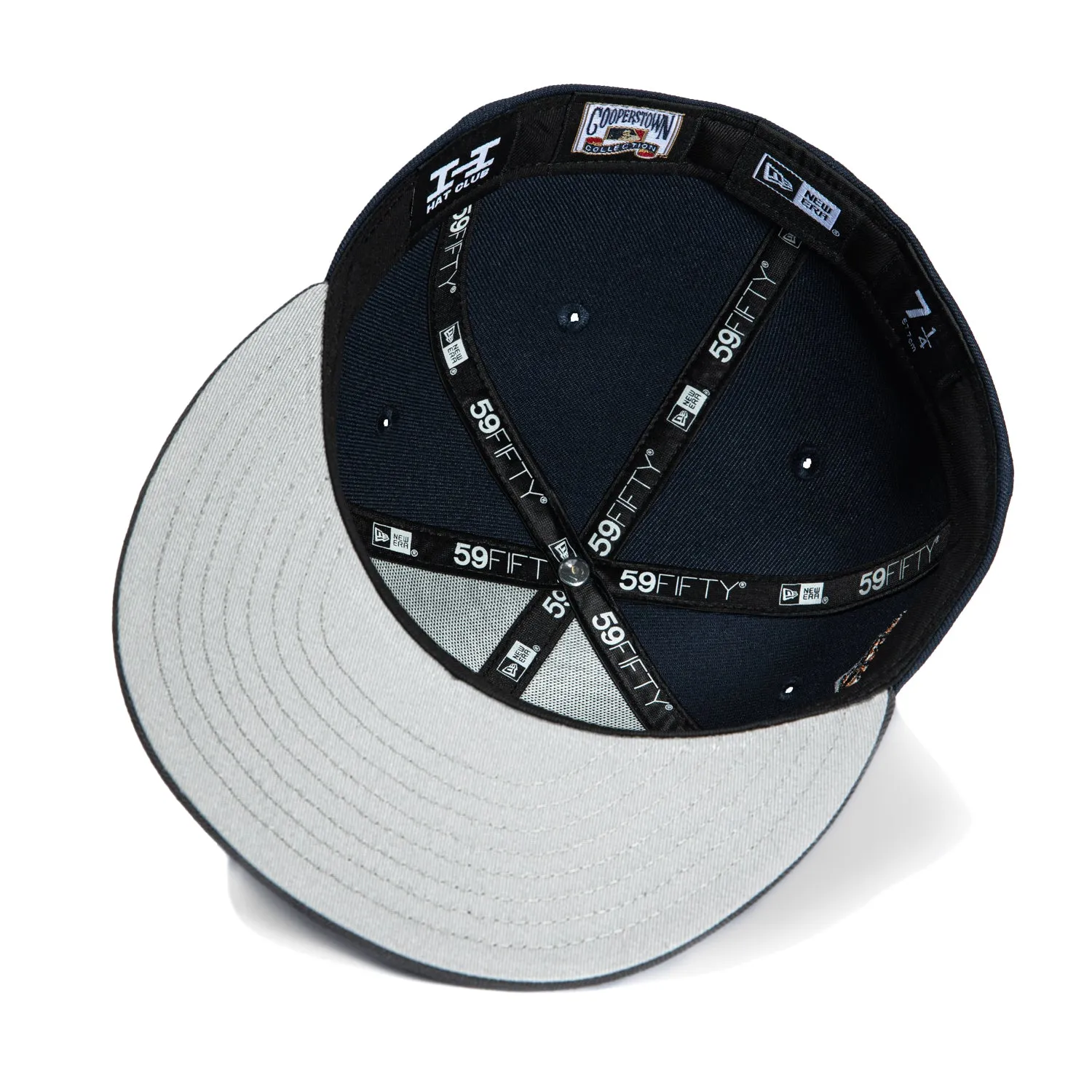 New Era 59Fifty Atlanta Braves 1999 World Series Patch Hat - Navy. Graphite