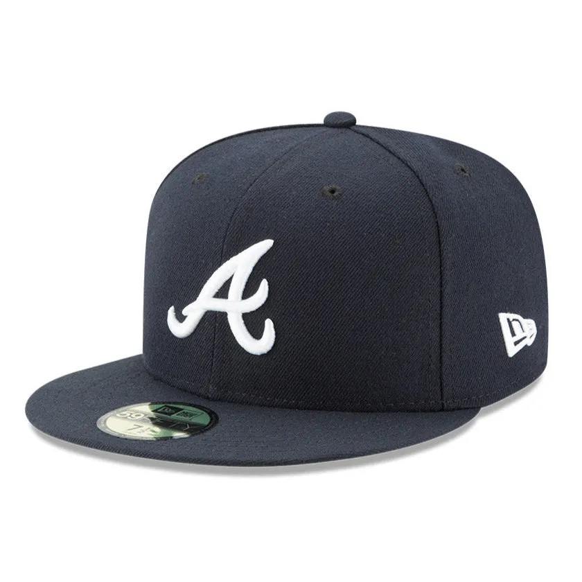 New Era 59Fifty Atlanta Braves 2025 All Star Game Patch Road Hat - Navy