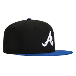 New Era 59Fifty Atlanta Braves Hat - Black, Royal, White