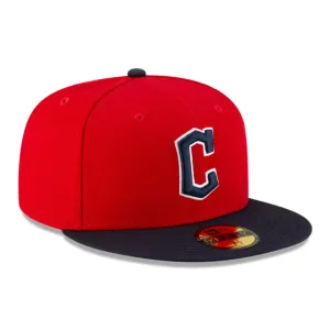 New Era 59Fifty Authentic Collection Cleveland Guardians 2025 Home Hat - Red, Navy
