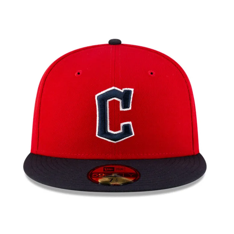 New Era 59Fifty Authentic Collection Cleveland Guardians 2025 Home Hat - Red, Navy