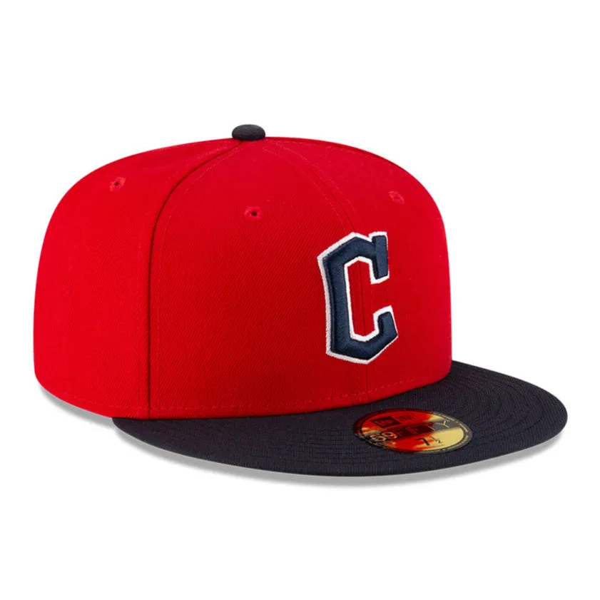 New Era 59Fifty Authentic Collection Cleveland Guardians 2025 Home Hat - Red, Navy