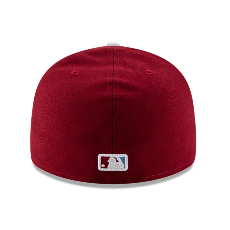 New Era 59Fifty Authentic Collection Philadelphia Phillies Low Profile Alternate 2 Hat - Maroon