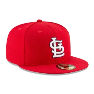New Era 59Fifty Authentic Collection St. Louis Cardinals Game Hat - Red, White
