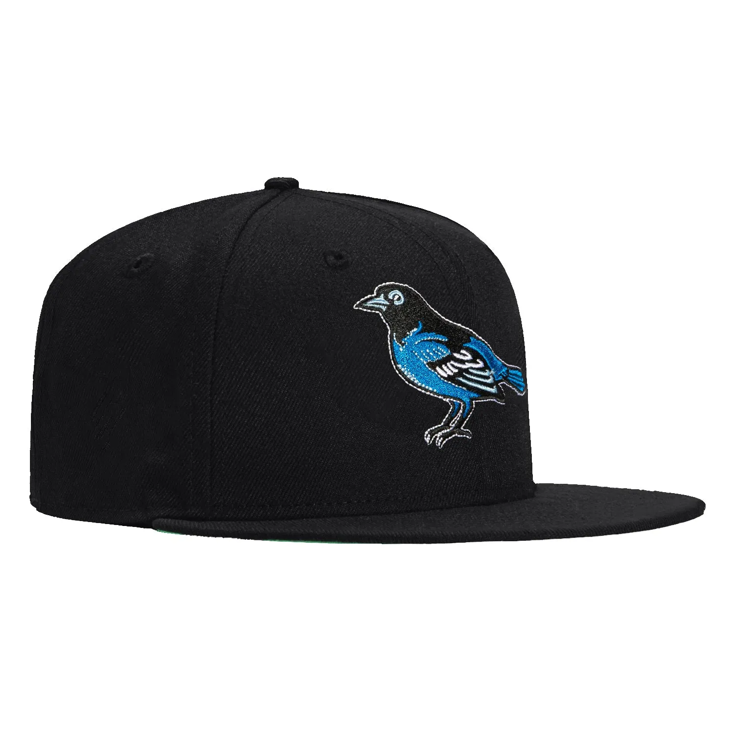 New Era 59Fifty Baltimore Orioles 1998 Hat - Black. Neon Blue