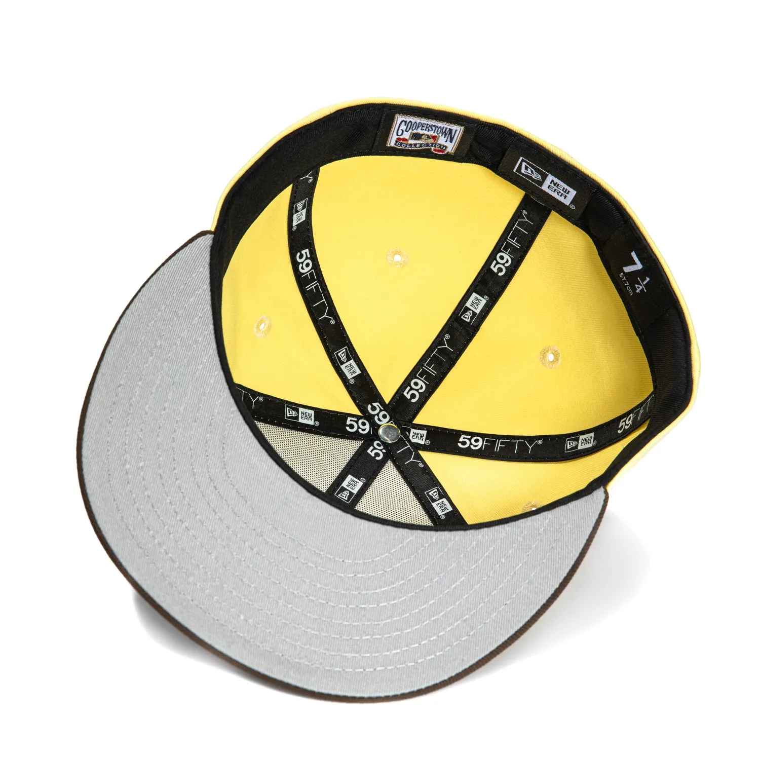 New Era 59Fifty Baltimore Orioles 25th Anniversary Patch Hat - Yellow, Brown