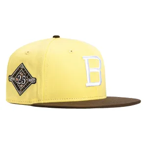 New Era 59Fifty Baltimore Orioles 25th Anniversary Patch Hat - Yellow, Brown