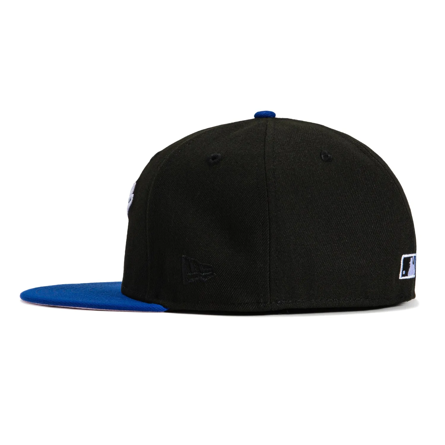 New Era 59Fifty Baltimore Orioles 25th Anniversary Stadium Patch Word Hat - Black. Royal