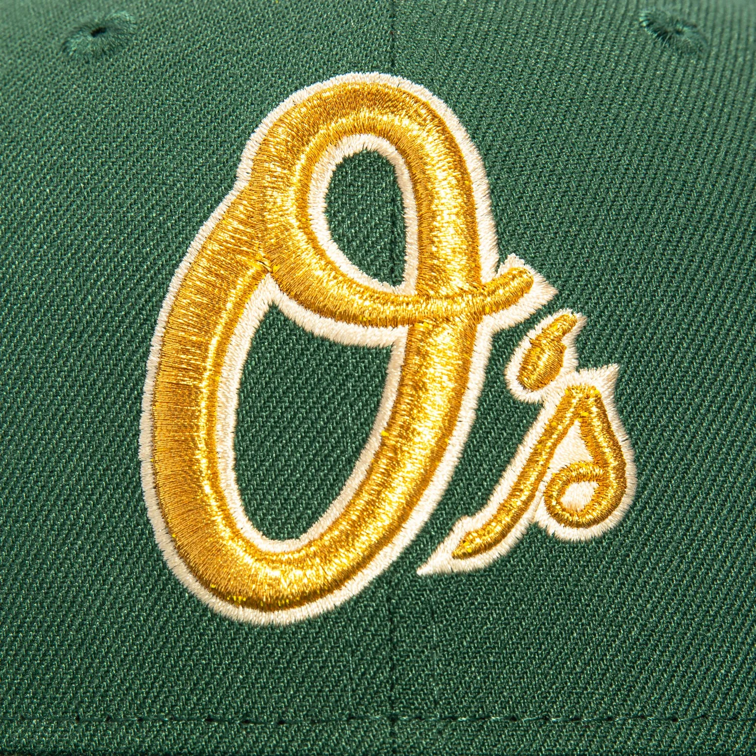 New Era 59Fifty Baltimore Orioles 30th Anniversary Champions Patch Alternate Hat - Green, Metallic Gold