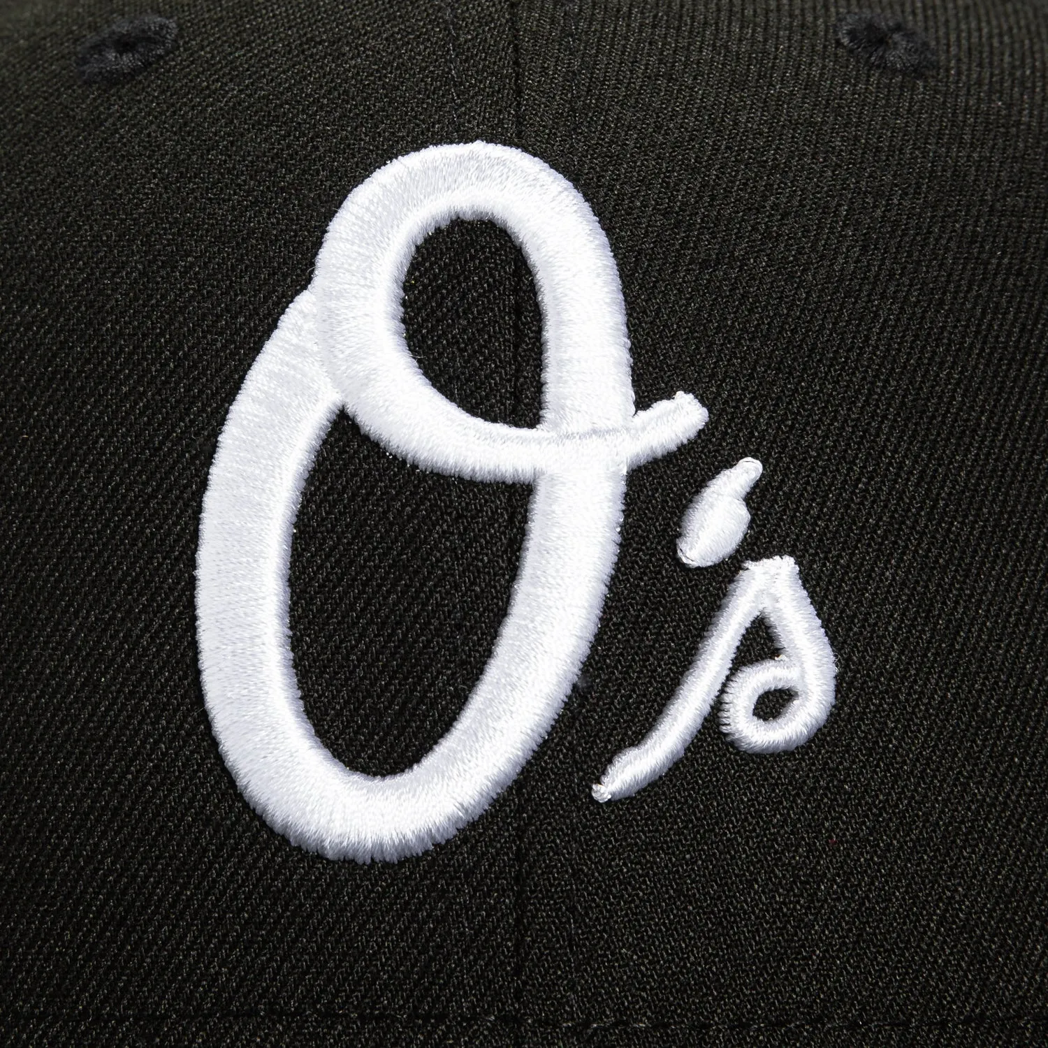New Era 59Fifty Baltimore Orioles 30th Anniversary Stadium Patch Alternate Hat -  Black. White