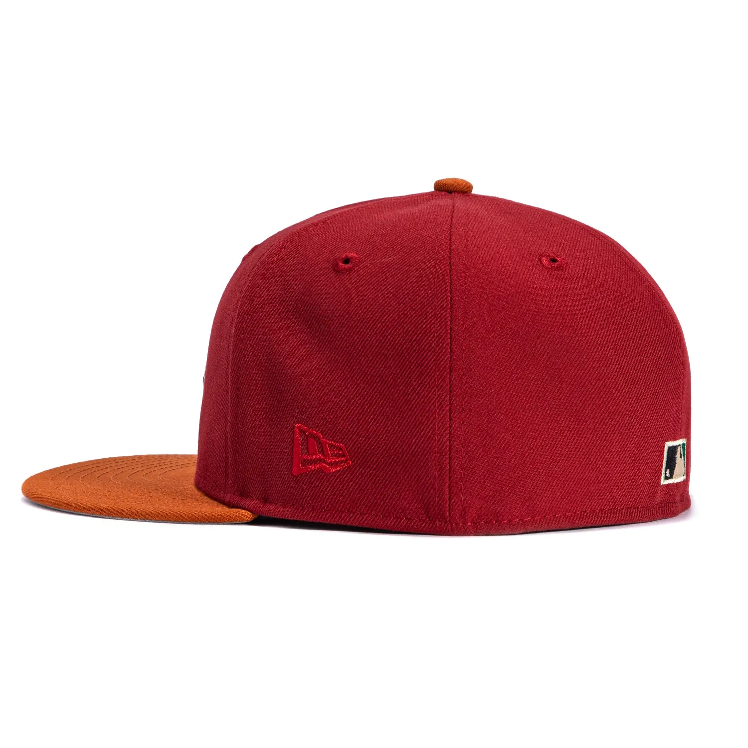 New Era 59Fifty Baltimore Orioles 30th Anniversary Stadium Patch Hat - Brick, Burnt Orange