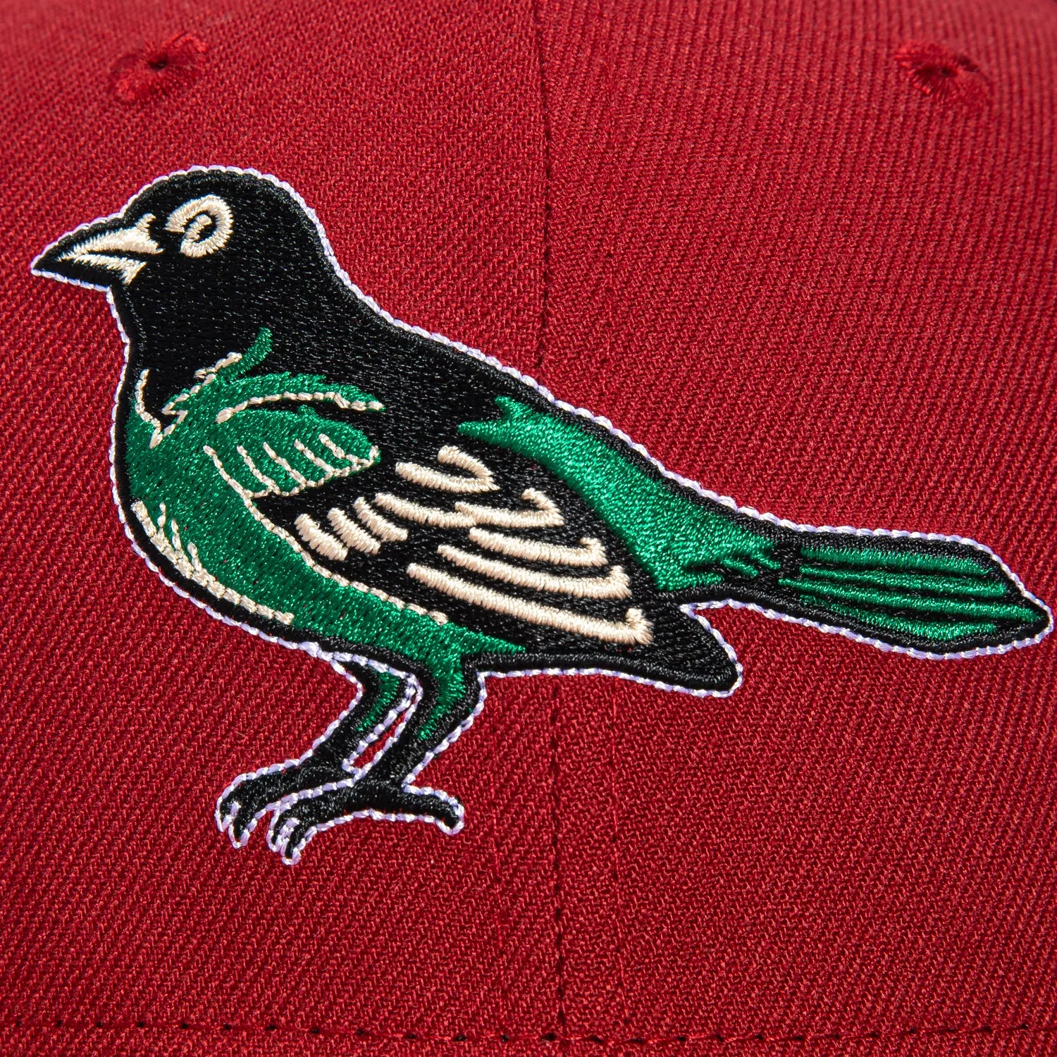 New Era 59Fifty Baltimore Orioles 30th Anniversary Stadium Patch Hat - Brick, Burnt Orange