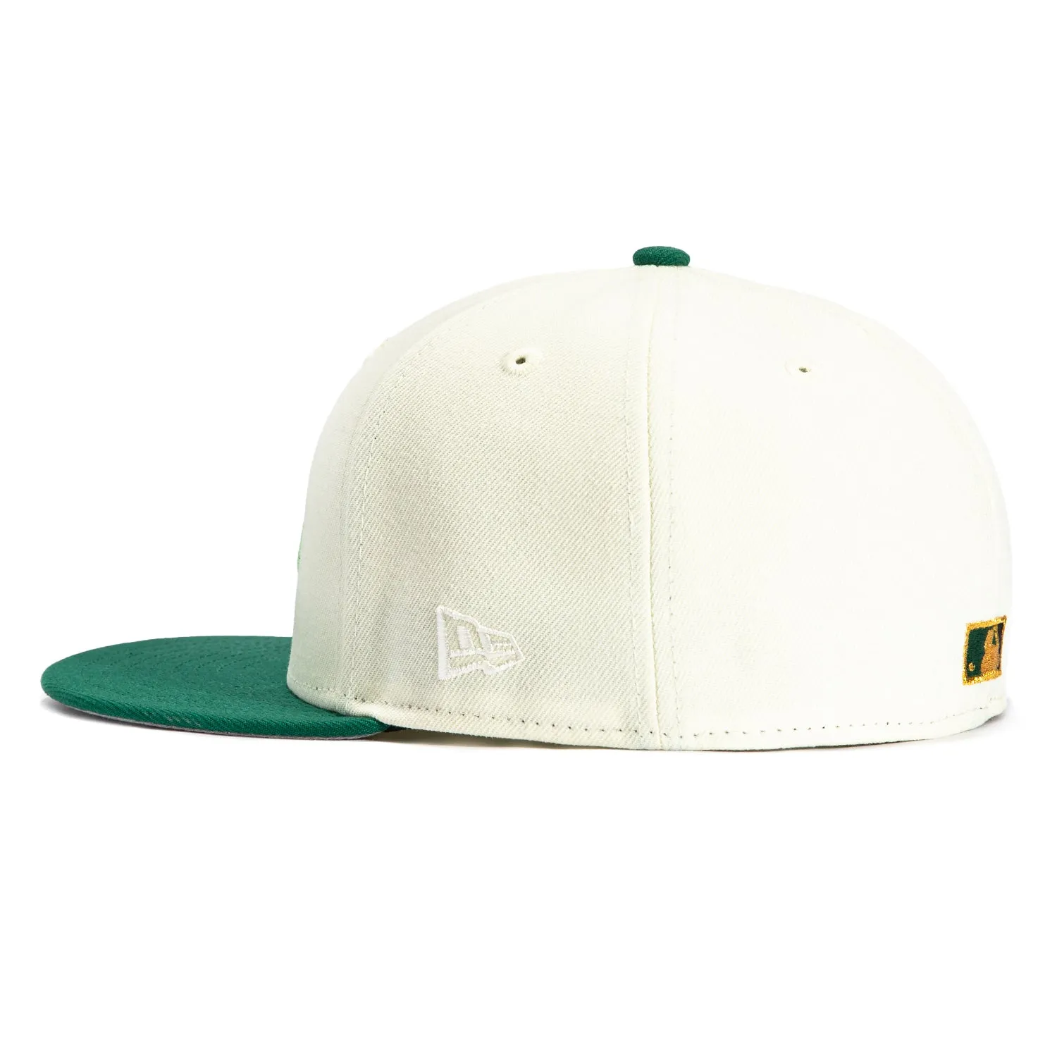 New Era 59Fifty Baltimore Orioles 50th Anniversary Patch Alternate Hat - White. Green