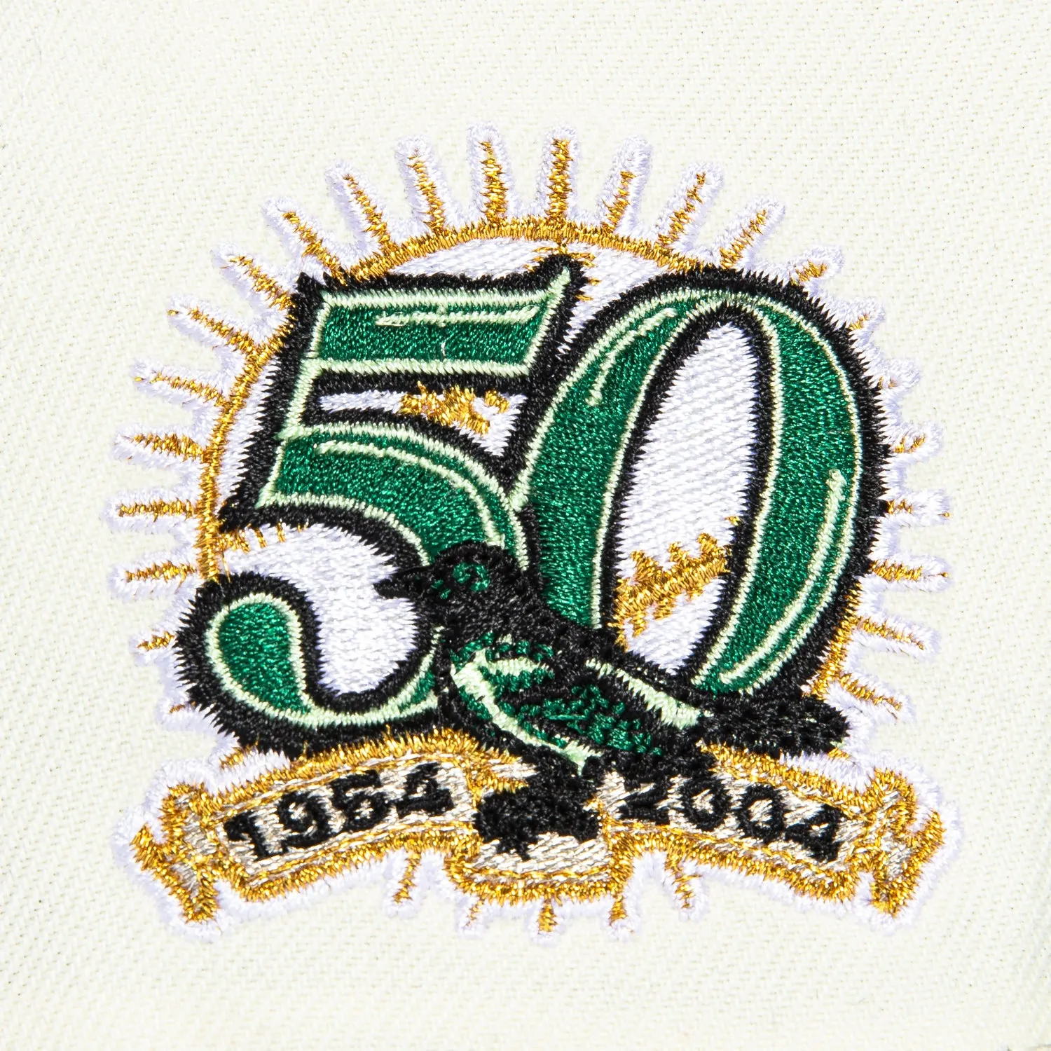 New Era 59Fifty Baltimore Orioles 50th Anniversary Patch Alternate Hat - White, Green