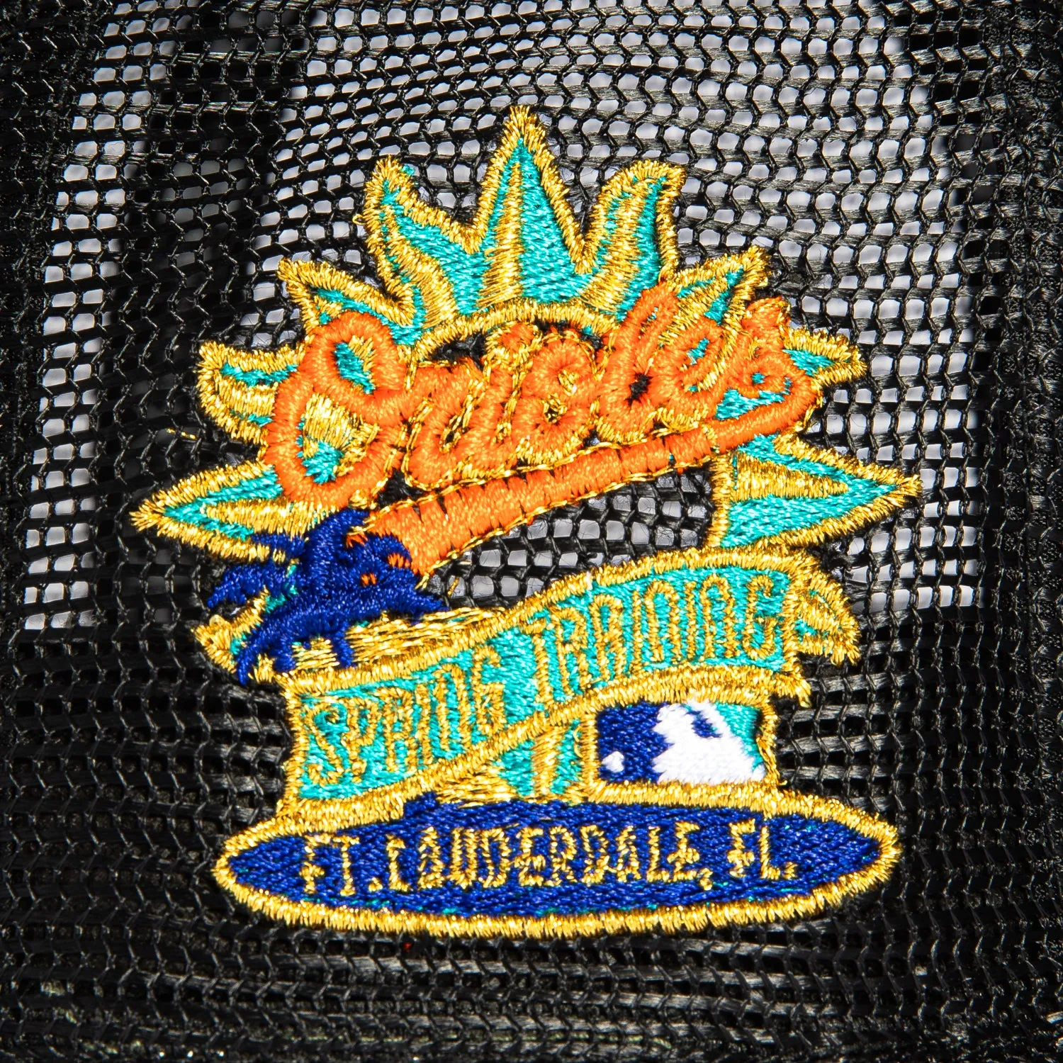 New Era 59Fifty Baltimore Orioles Florida Spring Training Patch Alternate Trucker Hat - Black