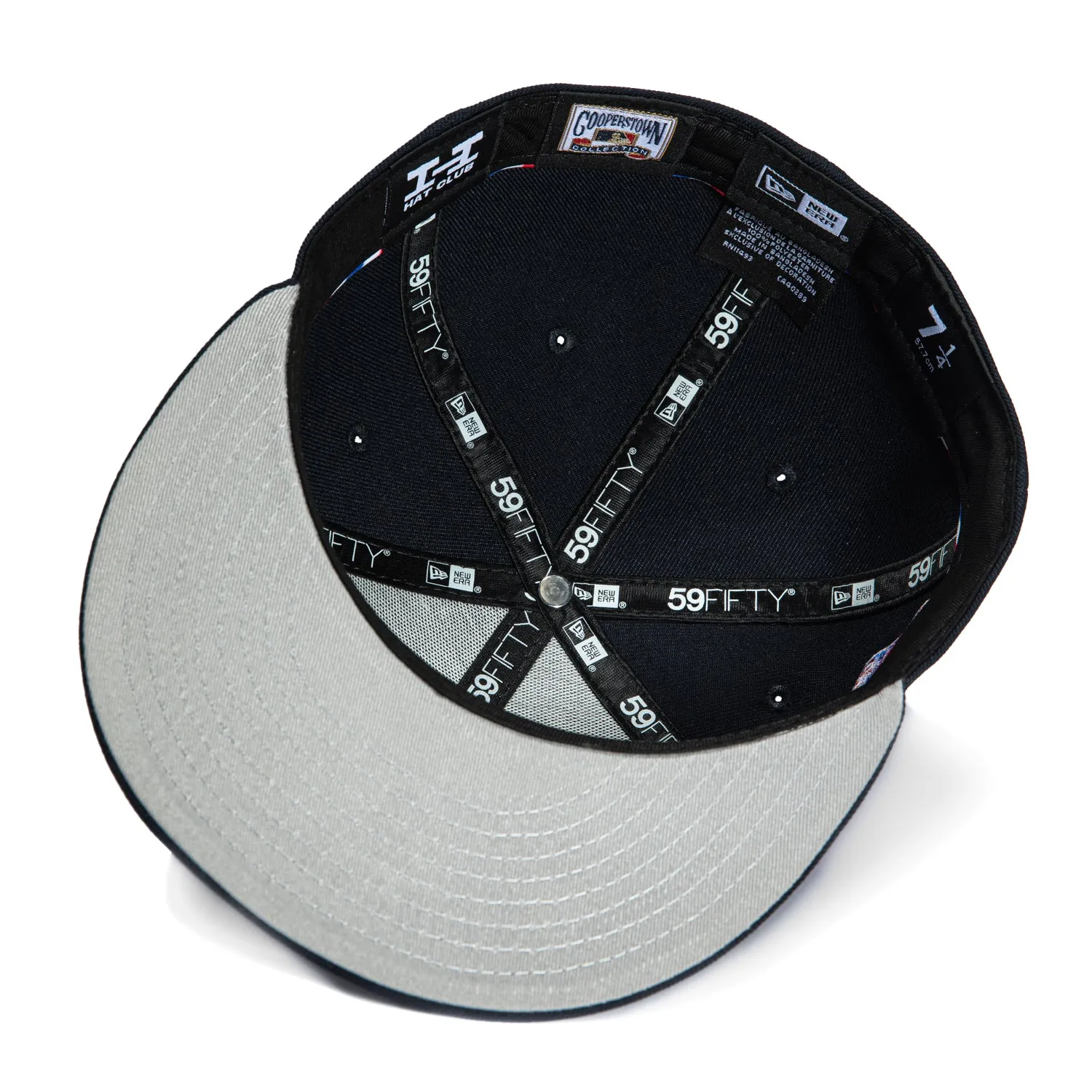 New Era 59Fifty Barbershop Philadelphia Phillies 1996 All Star Game Patch Hat - Navy, Metallic Silver