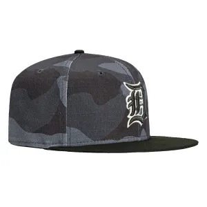 New Era 59Fifty Camo Vize Detroit Tigers Hat - Camo, Black
