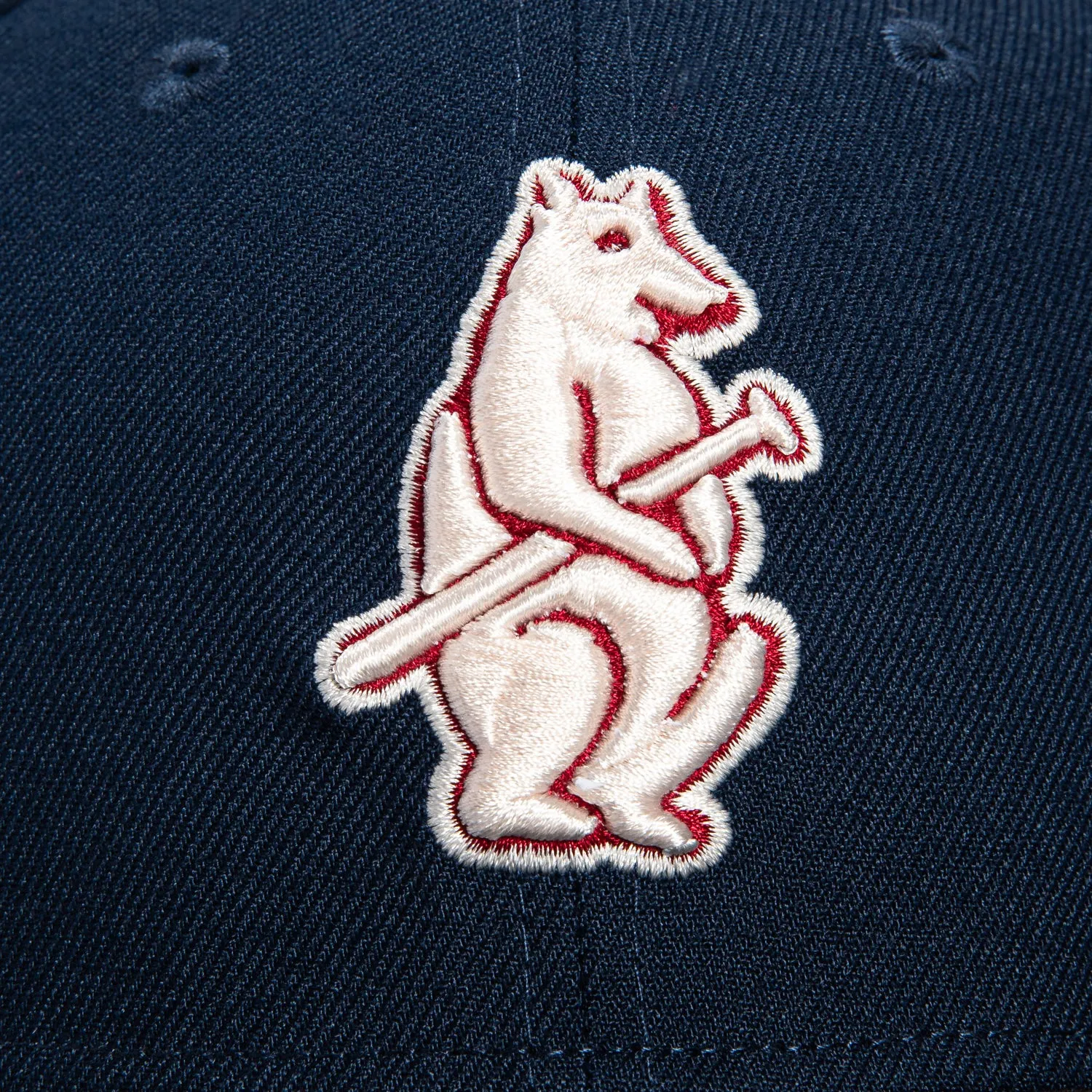 New Era 59Fifty Chicago Cubs 1908 World Series Patch Hat - Navy, Black, Brick